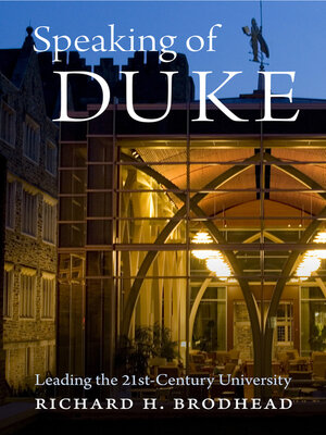 cover image of Speaking of Duke